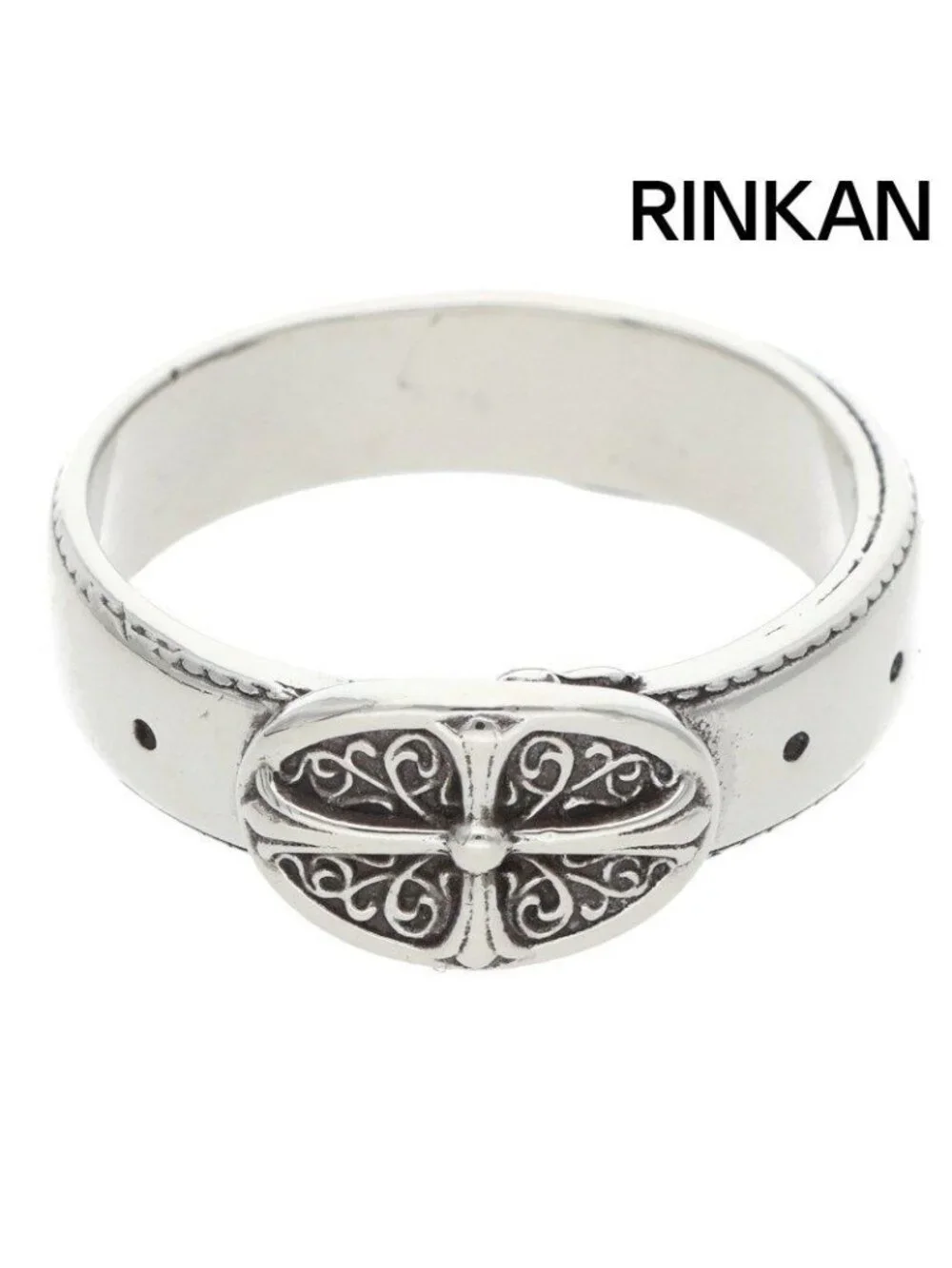 Chrome Hearts Belted Oval Sml Silver Ring